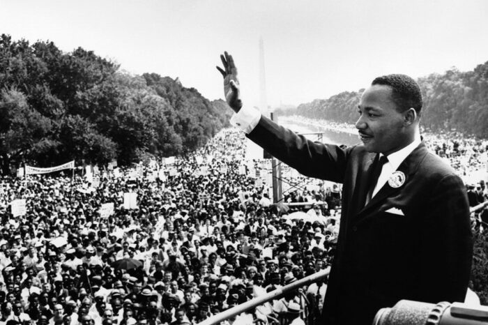 L'assassinio di Martin Luther King, paladino dei diritti civili. Celebre il discorso "I have a dream..."