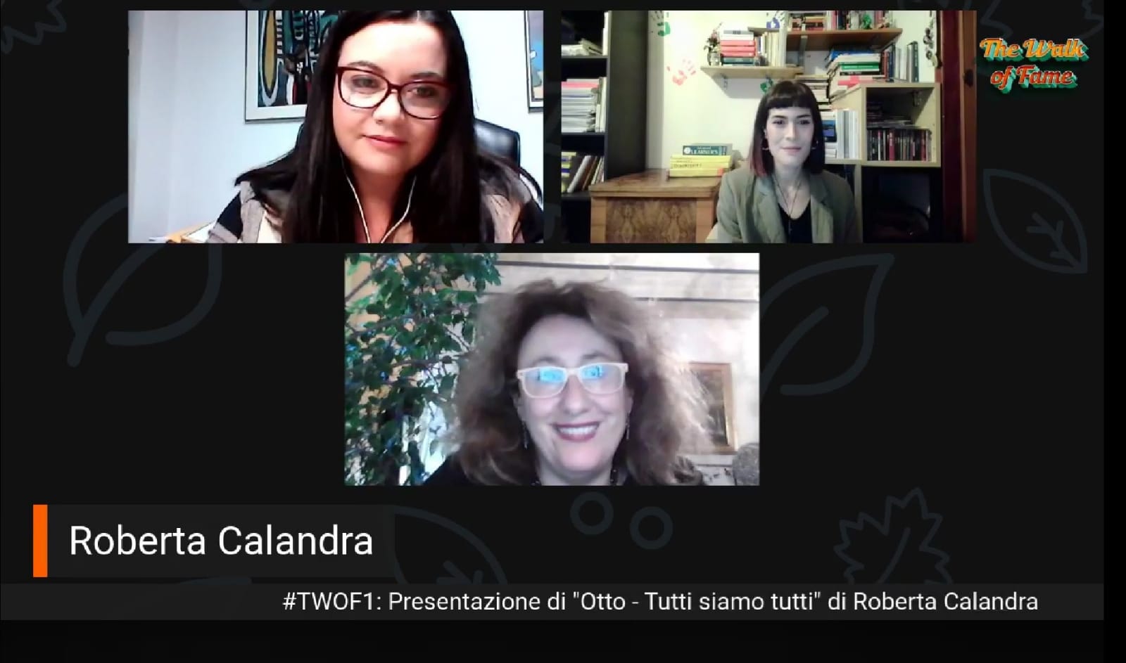 #TWOF1: Presentazione di "Otto - Tutti siamo tutti" di Roberta Calandra