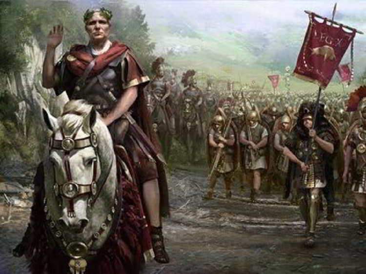 10 gennaio 49 a.C.: Giulio Cesare supera il Rubicone