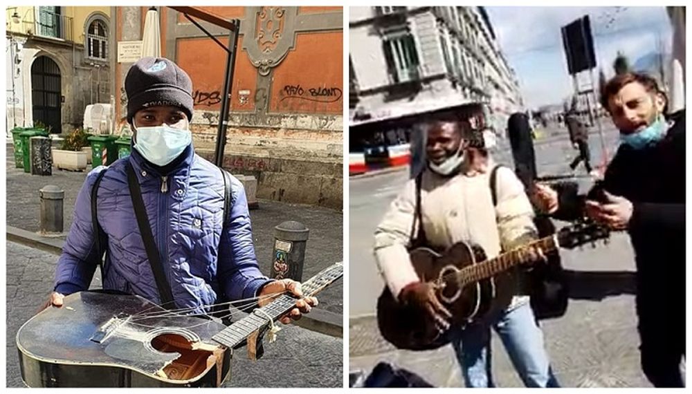 Napoli non poteva lasciare Joseph senza chitarra