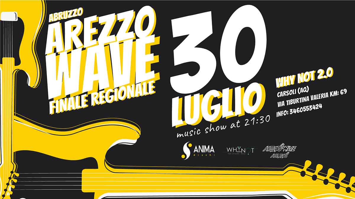 Arezzo Wave Abruzzo, ecco gli ospiti e finalisti della competizione canora