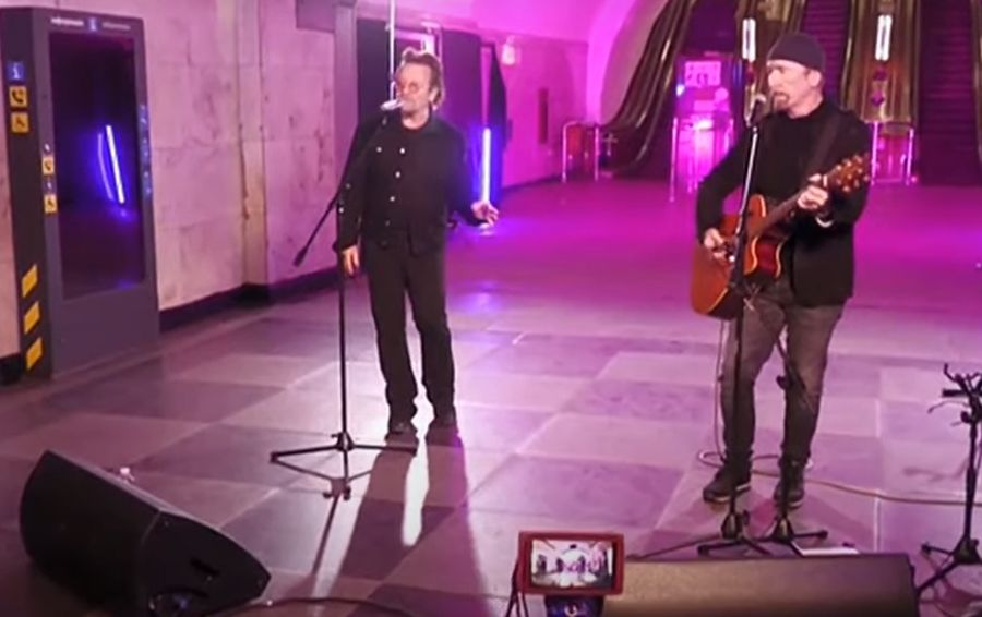 Bono e The Edge in Ucraina: in lotta per la libertà