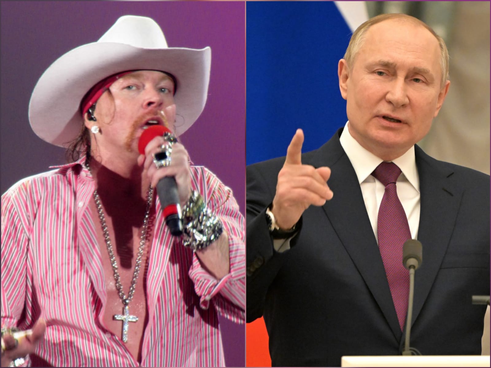Axl Rose si scaglia contro Putin: "è un ometto omicida e bugiardo"