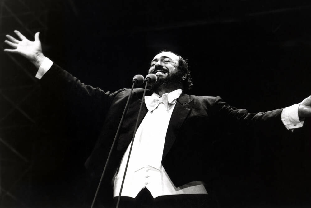 Luciano Pavarotti riceve la Stella sulla Walk Of Fame di Hollywood