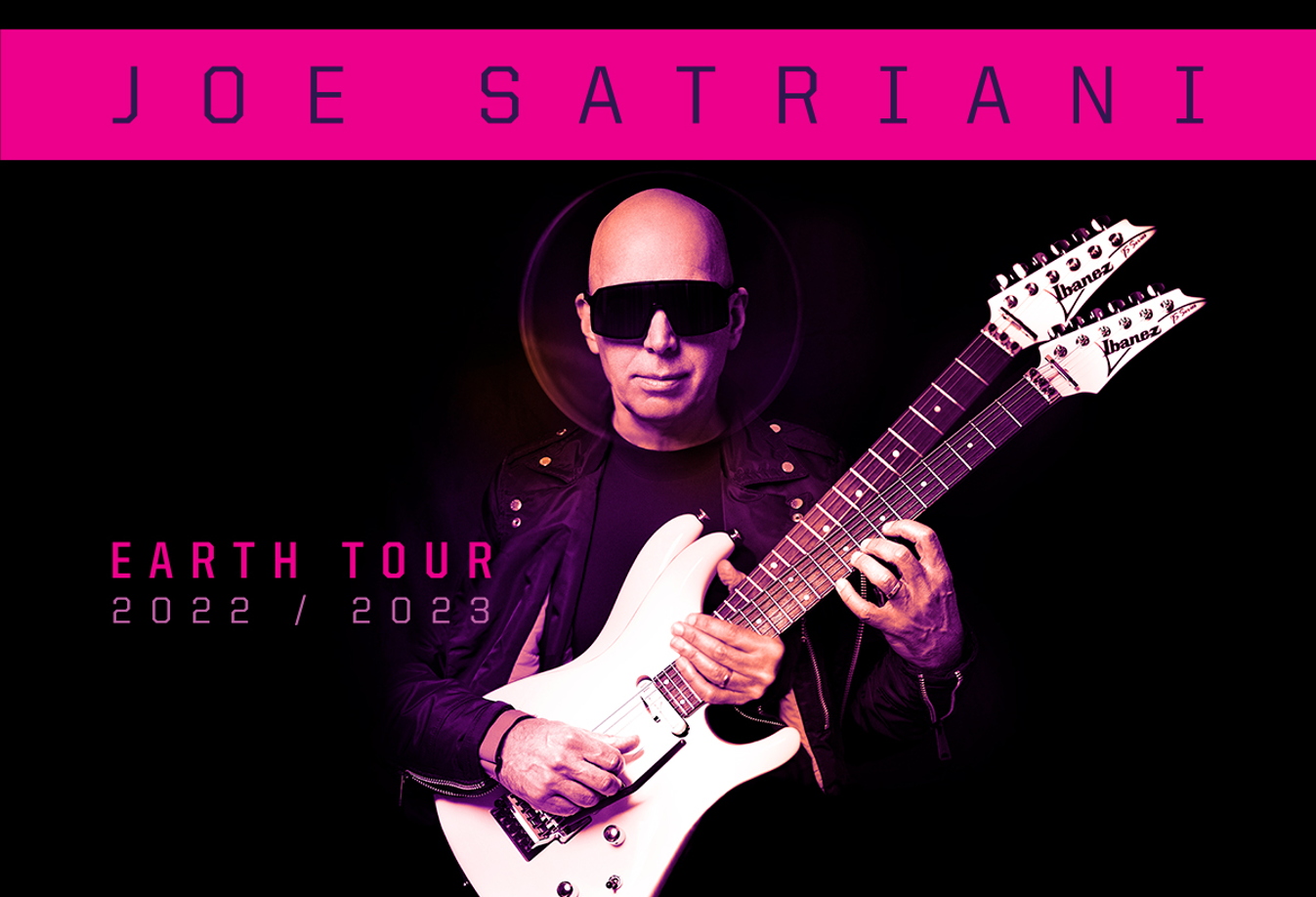 Joe Satriani, tutto pronto per il tour italiano