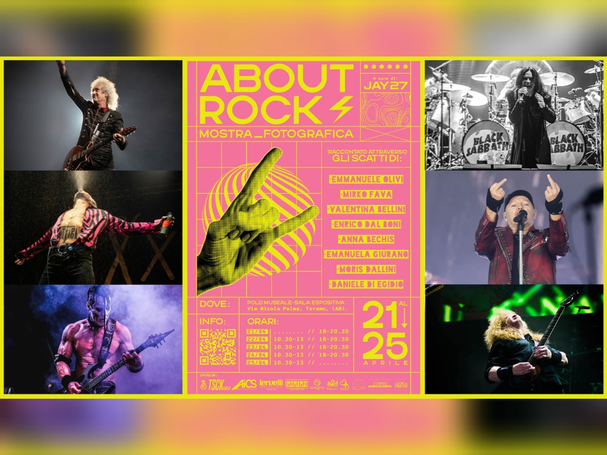 "About Rock, le fotografie del rock": a Teramo la mostra