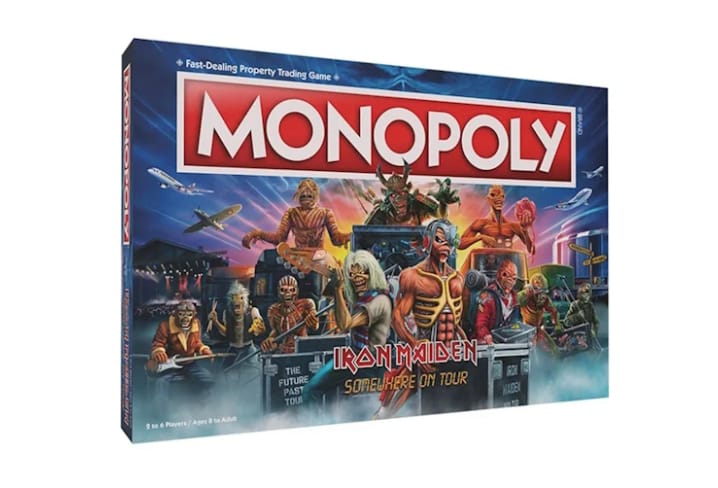 "Monopoly: Iron Maiden Somewhere On Tour" - quando l'heavy metal diventa un gioco da tavolo